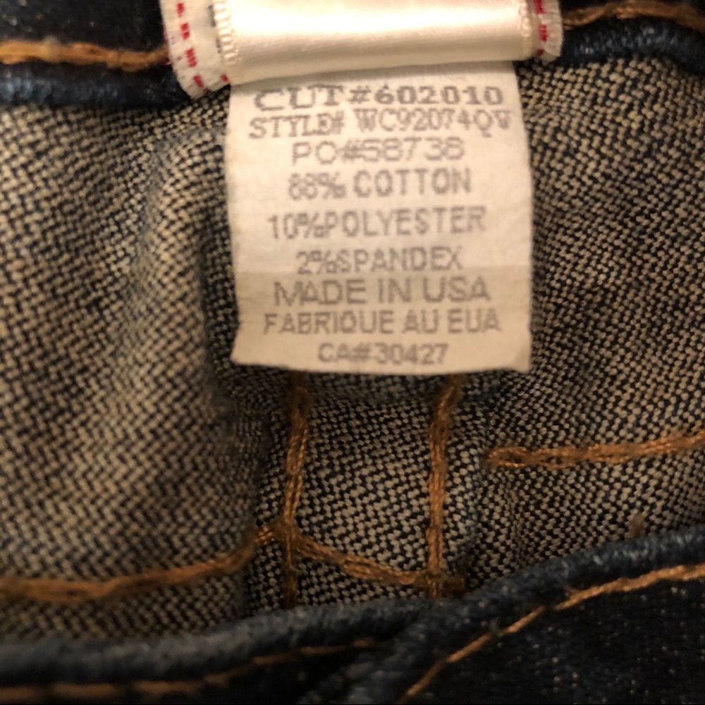 True Religion Stella Jeans. Size 27 - Picture 6 of 8